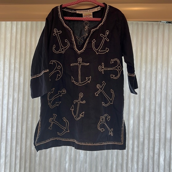 Gretchen Scott nautical tunic little girls size 4-6 - Picture 1 of 2